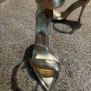 Gold Aldo heels